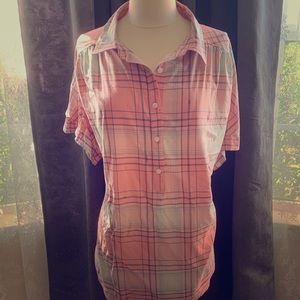 Ava & Viv Plaid Tunic shirt size 1x